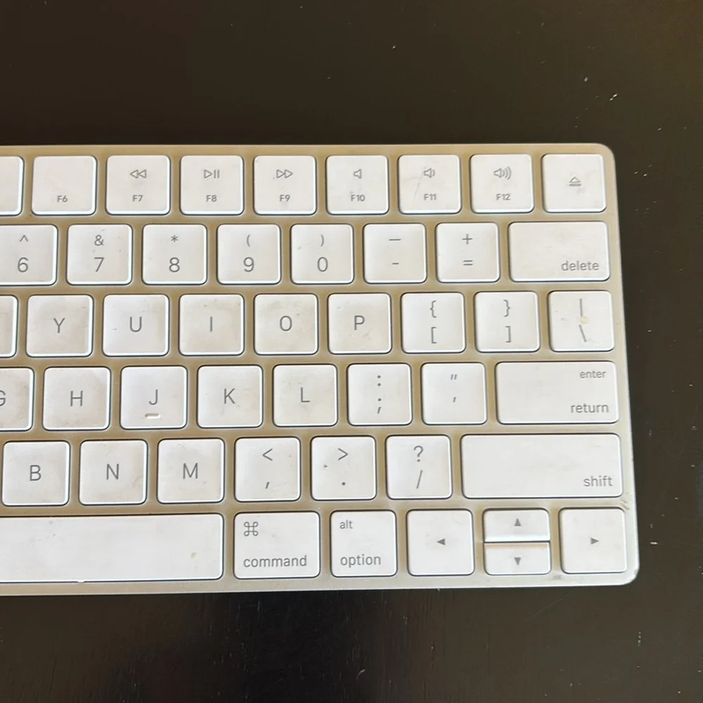 Apple Magic Keyboard for Mac iPad and iPhone Silver (charger not included)